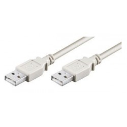 CONEXION USB 2.0 M-M BEIGE...