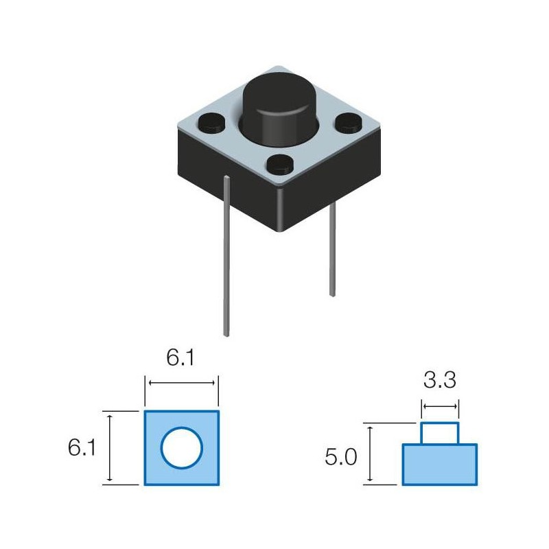 PUSH BUTTON SW 072 MICRO PUSH BUTTON