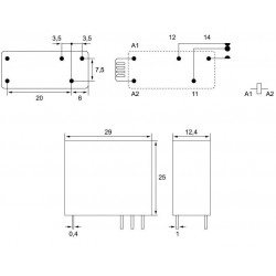 RELAY 230VAC, 1 CIRCUIT, 10A TYPE Z