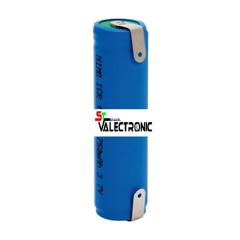 BATERIA ICR14500 3.6V/750MAH LI-POLI+CTO BAT533