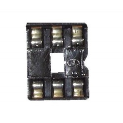 IC SOCKET 6 PINS 3X2