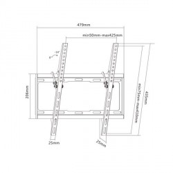 Support TV WB049 322-552 (81-140cm) max