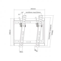 SUPPORT SCREEN WB048 232-422 (58-107cm) max