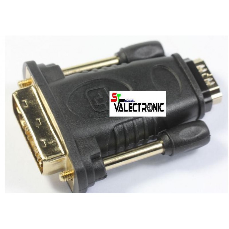 ADAPTER HDMI-A FEMALE  DVI-D MALE