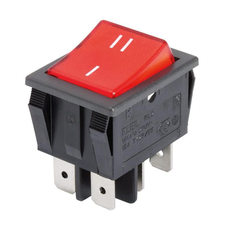 CONMUTADOR BASC. EMP. 2C/2P 16A/250V ON/ON 51560