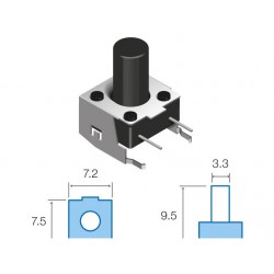 SMD PUSH BUTTON PW102N-C