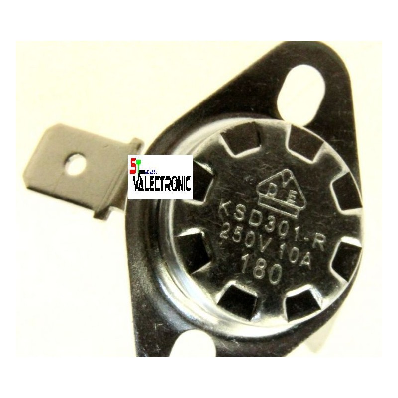 TERMOSTATO KSD301, 5208200500, 180º, 250V, 10A