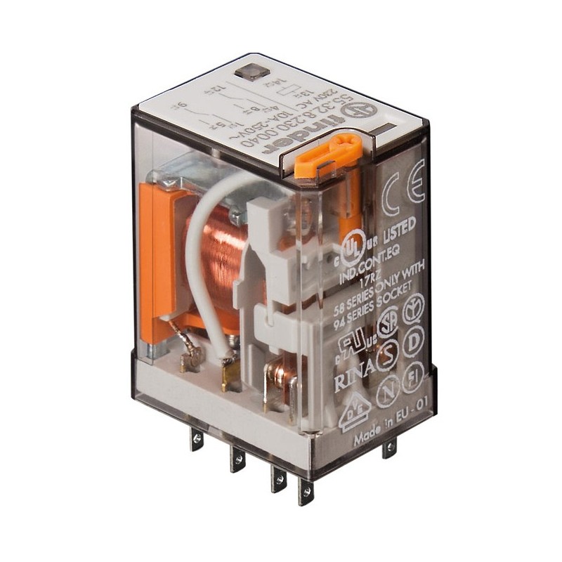 RELE INDUSTRIAL 230VCA 2CTO 10A RL415