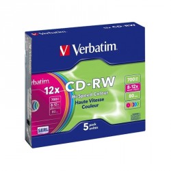 CD-RW 700MB 12X VERBATIM...