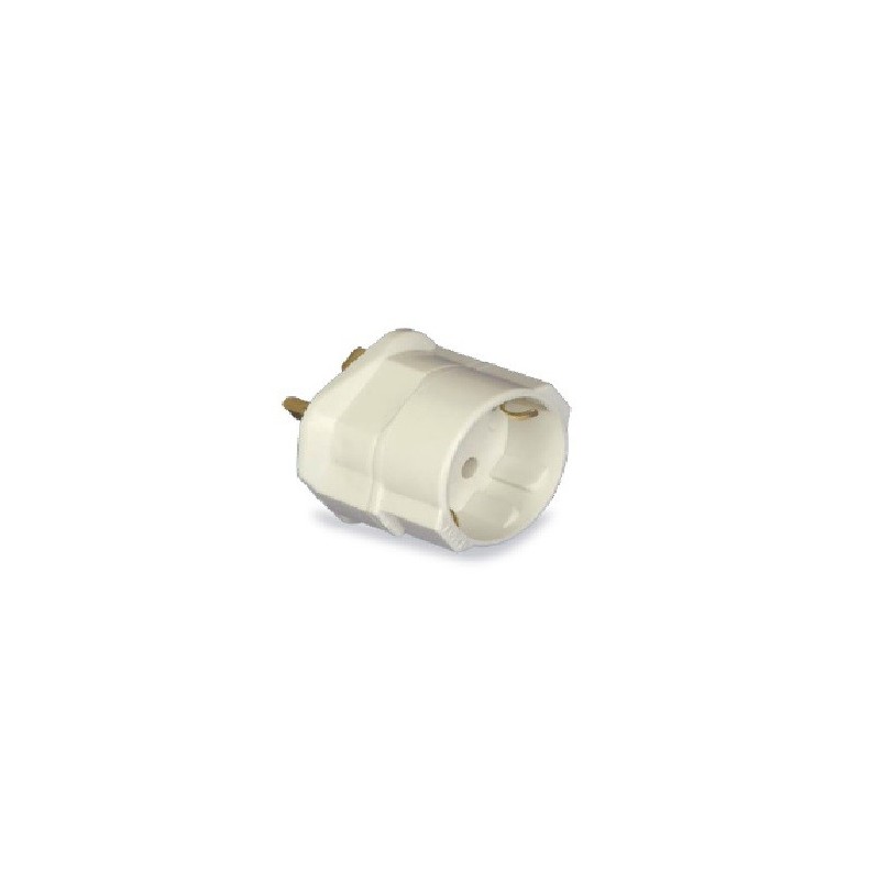 Adaptador inglés europeo con fusible 13A TT lateral 0203995