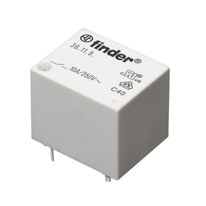 RL198 RELAY TYPE D 9VDC 1 CTO 10A