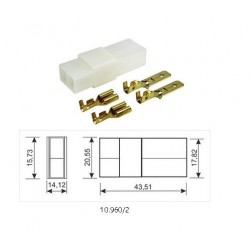 CONECTOR 2 VIAS CON...
