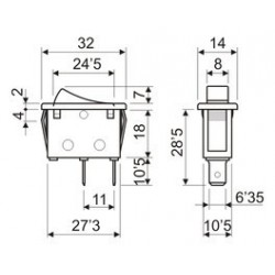 11400ILNR INTERRUPTOR CON LUZ