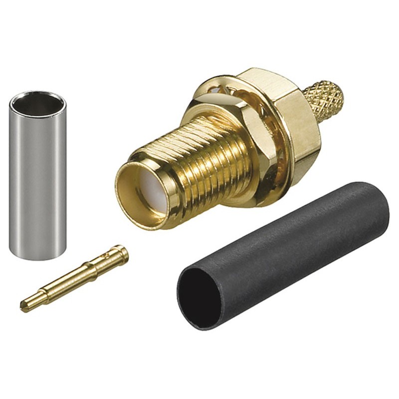 CON353 CONECTOR SMA REVERSE HEMBRA RG174