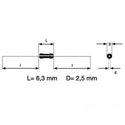 560K 0.6W  FILM RESISTOR