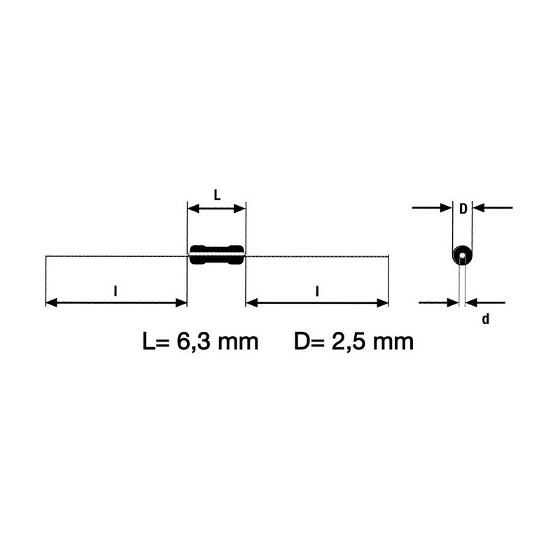 560K 0.6W FILM RESISTOR