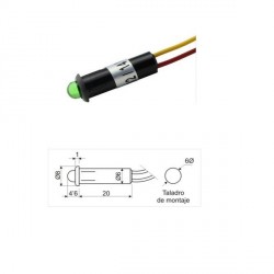 Led light 5mm 12V Green,...