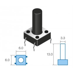 SW058 PULSADOR TACTO