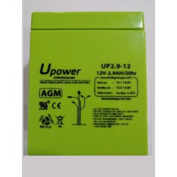 BATTERY 12V 2.9AH LEAD...