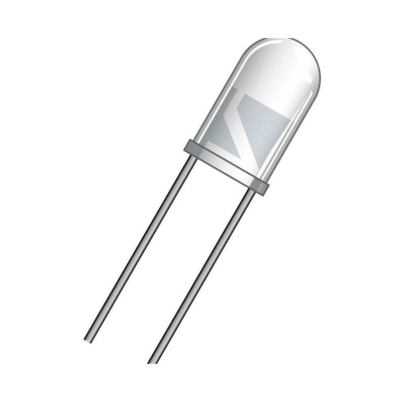 DIODO LED 5mm ULTRAVIOLETA 15º 400nm