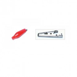 RED SMALL CROCODILE CLIP
