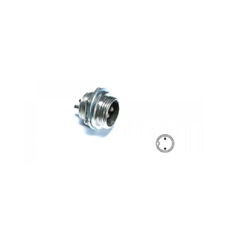 CONECTOR MACHO MICROFONO 2C ZO2