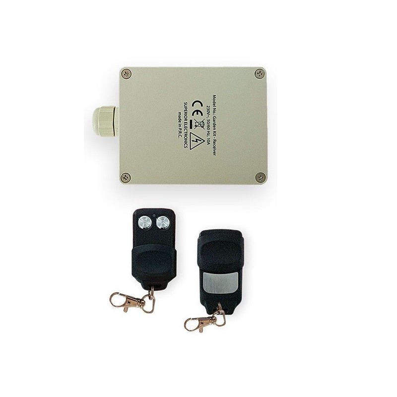 KIT PARA ILUMINACIÓN Y RIEGO DOS AREAS MAS 2 MANDOS