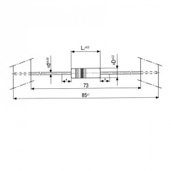 0.1R, 1.5W SAFETY RESISTOR