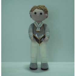 Amigurumi communion doll