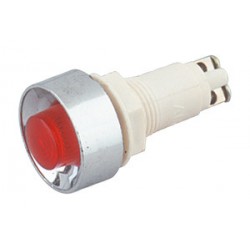 NEON LAMP 230V RED 12.862/R
