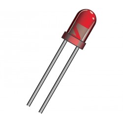 LED DIODE 3mm RED DIL3R
