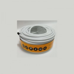WHITE PVC COAXIAL CABLE...