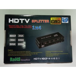 SPLITTER HDMI 1 ENTRADA 4...