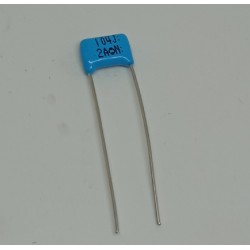 CAPACITOR, POLY. FIL 0.1MF,...