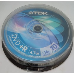 DVD+R 120M 4.7GB TDK BOX OF 10