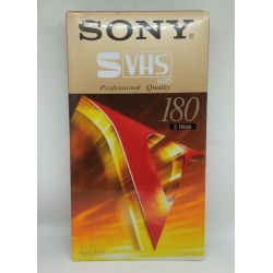 SONY 180 S-VHS TAPE