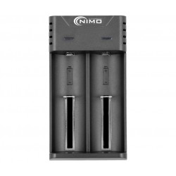 CAR400 CARGADOR LI-ION 2 CANALES CILINDRICOS