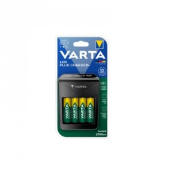 VARTA CARGADOR BATERIAS + 4 AA 2100mAh LCD PLUG