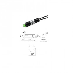 Green LED Pilot 220V...