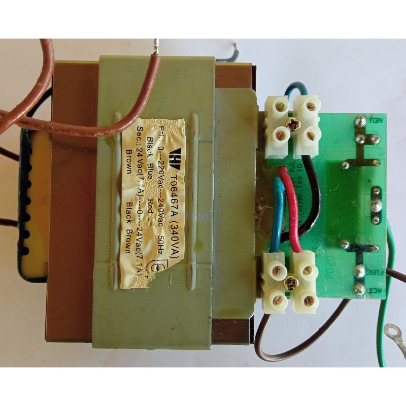 T06467A TRANSFORMER 24V+24V 340VA
