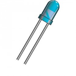 BLUE LED DIODE 3MM DIL3Z