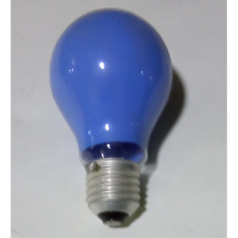 LÁMPARA STANDARD E-27 AZUL 25W
