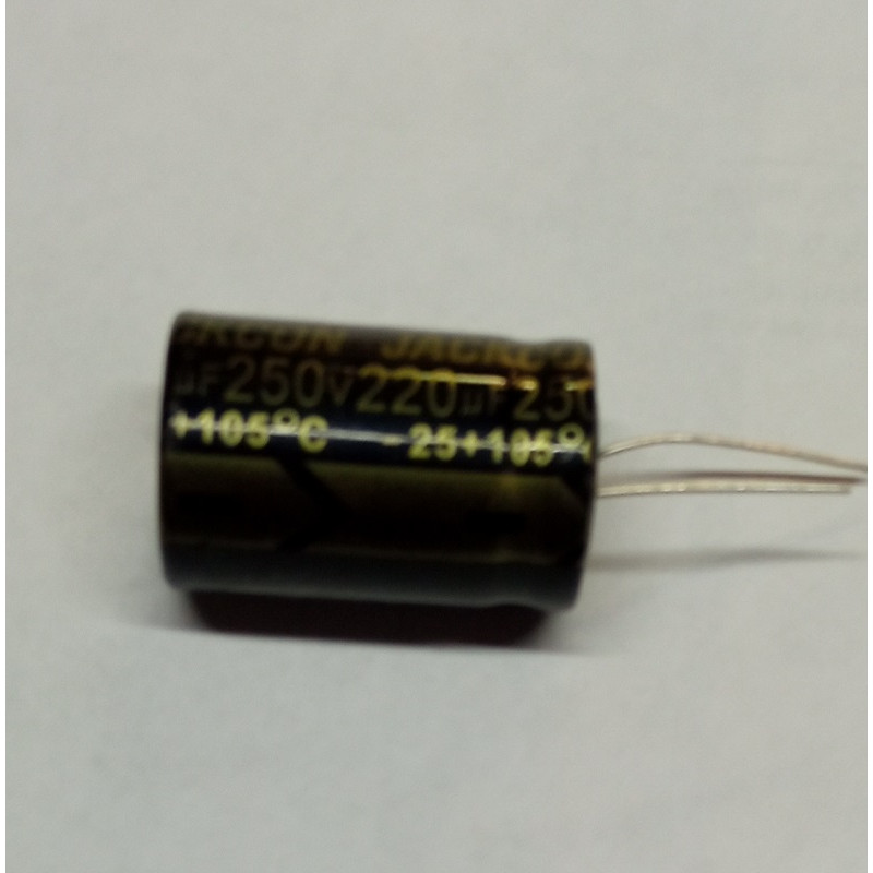 220uF 250V Electrolytic capacitor