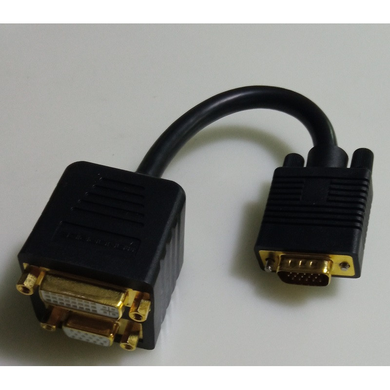 ADAPTADOR VGA M (HDD15) A DVI-I H+VGA H 0.2M 321390