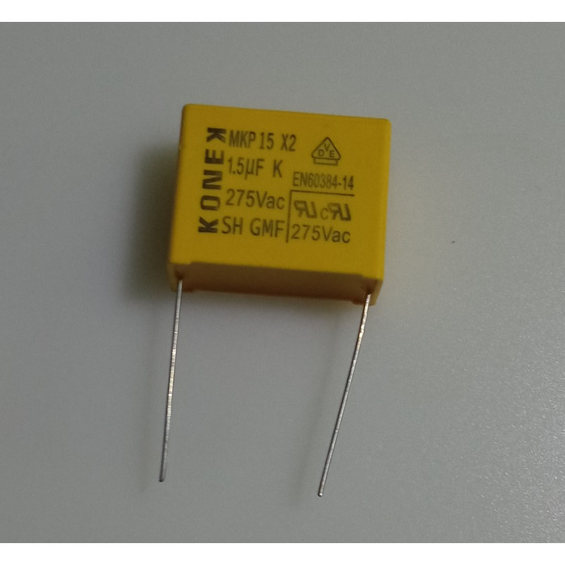 Capacitor 1.5 MF 275 VCA 22.5mm