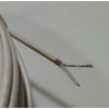 CABLE RG58 WHITE COAXIAL thin