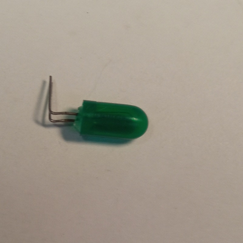 LAMPARA 14V-80mA 5.5MM FUNDA VERDE LP031