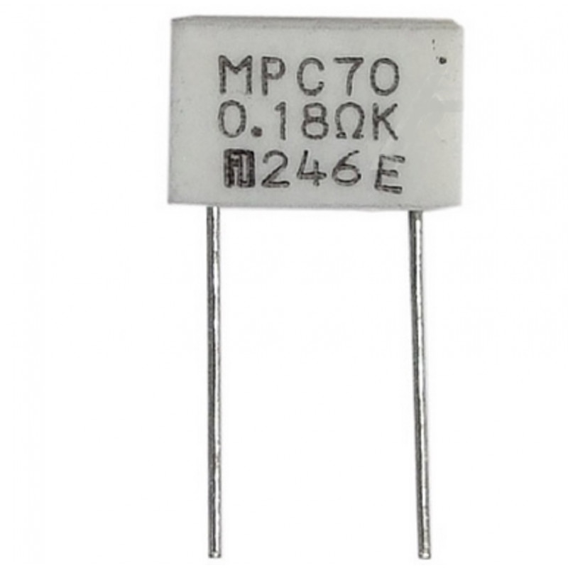 0,18R-2W RESISTENCIA BOBINADA 13X4MM