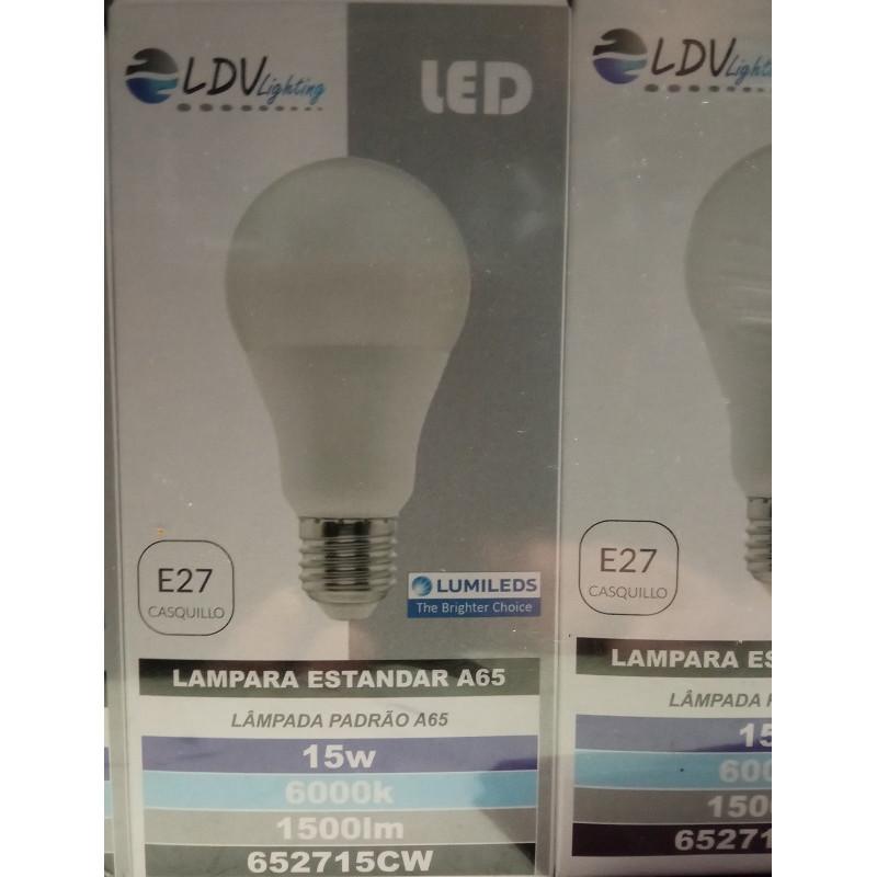 LAMPARA LED 15W 6000K 1500LM