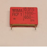 0.015uF, 1600V CONDENSADOR DE PELÍCULA, 15K